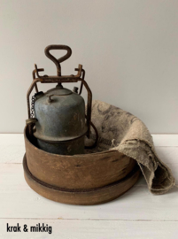 Brocante mijnwerkers carbid lamp
