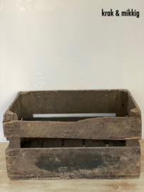 Stoere oude brocante kist