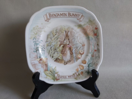 BP - RA - Benjamin Bunny bordje "vierkant" 15,5 cm