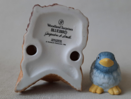 FP - Franklin Porcelain Woodland Surprise Vogel/bluebird