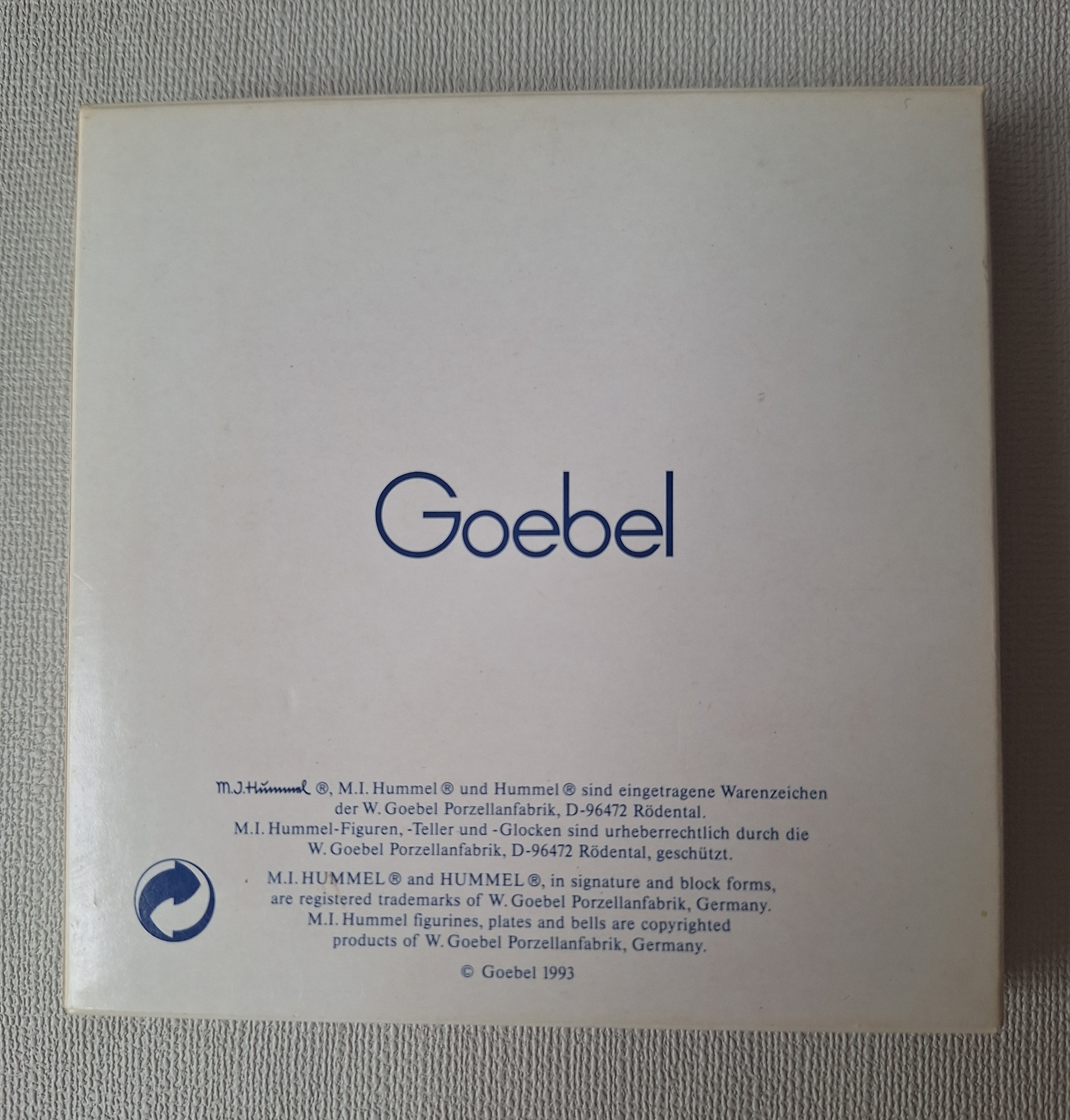 GH - Hummel - Aandenken 1993