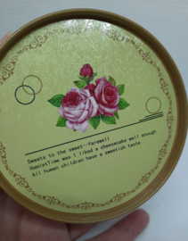 Voorraad blikje rond Rozen (nieuw)
