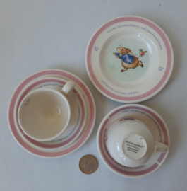 BP - WW - Kinderserviesje "New Look" set in doos (roze rand)