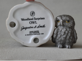 FP - Franklin Porcelain Woodland surprise Uil/Owl