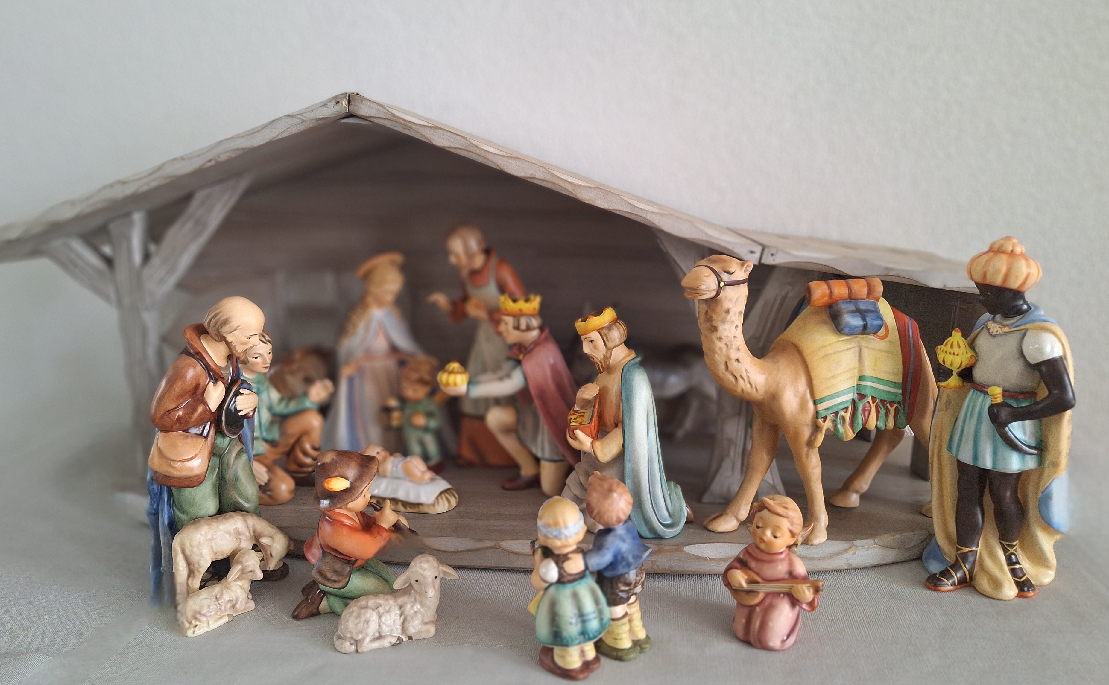 Losse grote kerststal