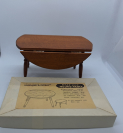 PH - 3602 - Drop Leaf Round Table (Hangoor tafel rond) 1:16