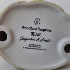 FP - Franklin Porcelain Woodland Surprise  Beer / Bear