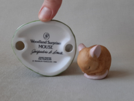 FP - Franklin Porcelain Woodland Surprise Muis / Mouse