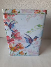 Set  van 2 voorraad blikken Kolibri (nieuw)