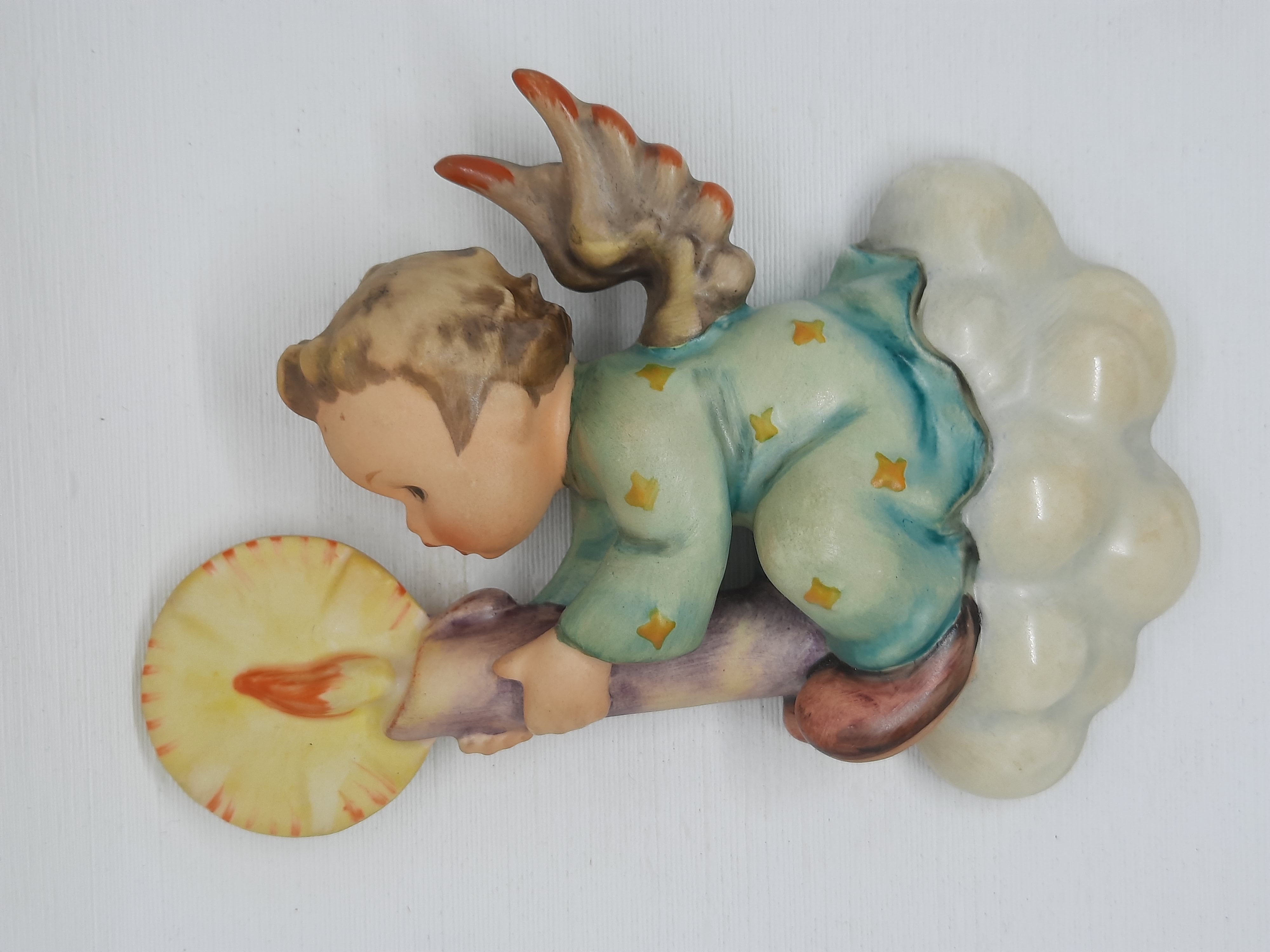 GE - 323 - Merry Christmas Angel on cloud with candle
