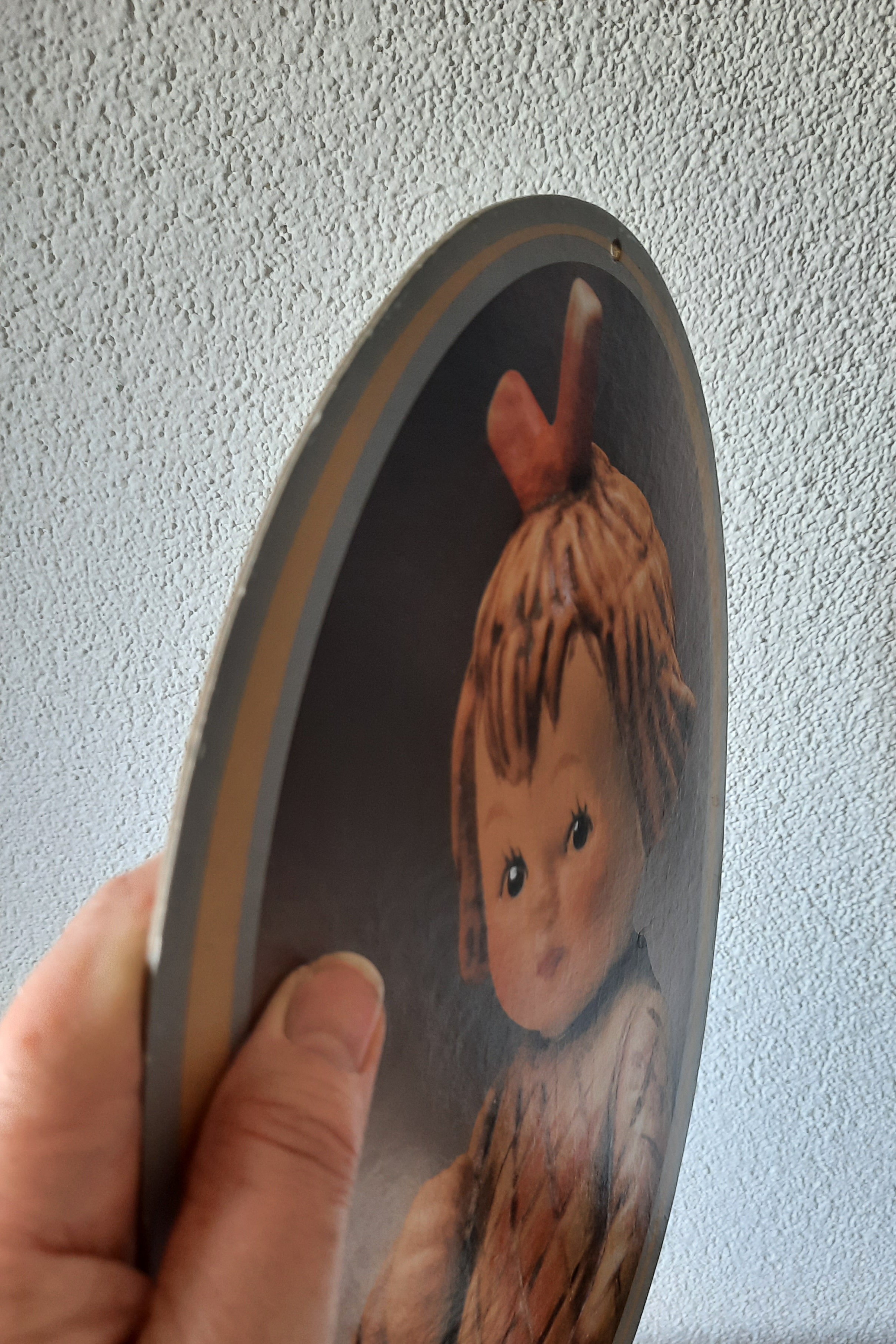 Kartonnen reclamebord Hummel Ovaal