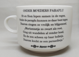 Ot en Sien - Soepkom "Onder moeders paraplu" (V&B)