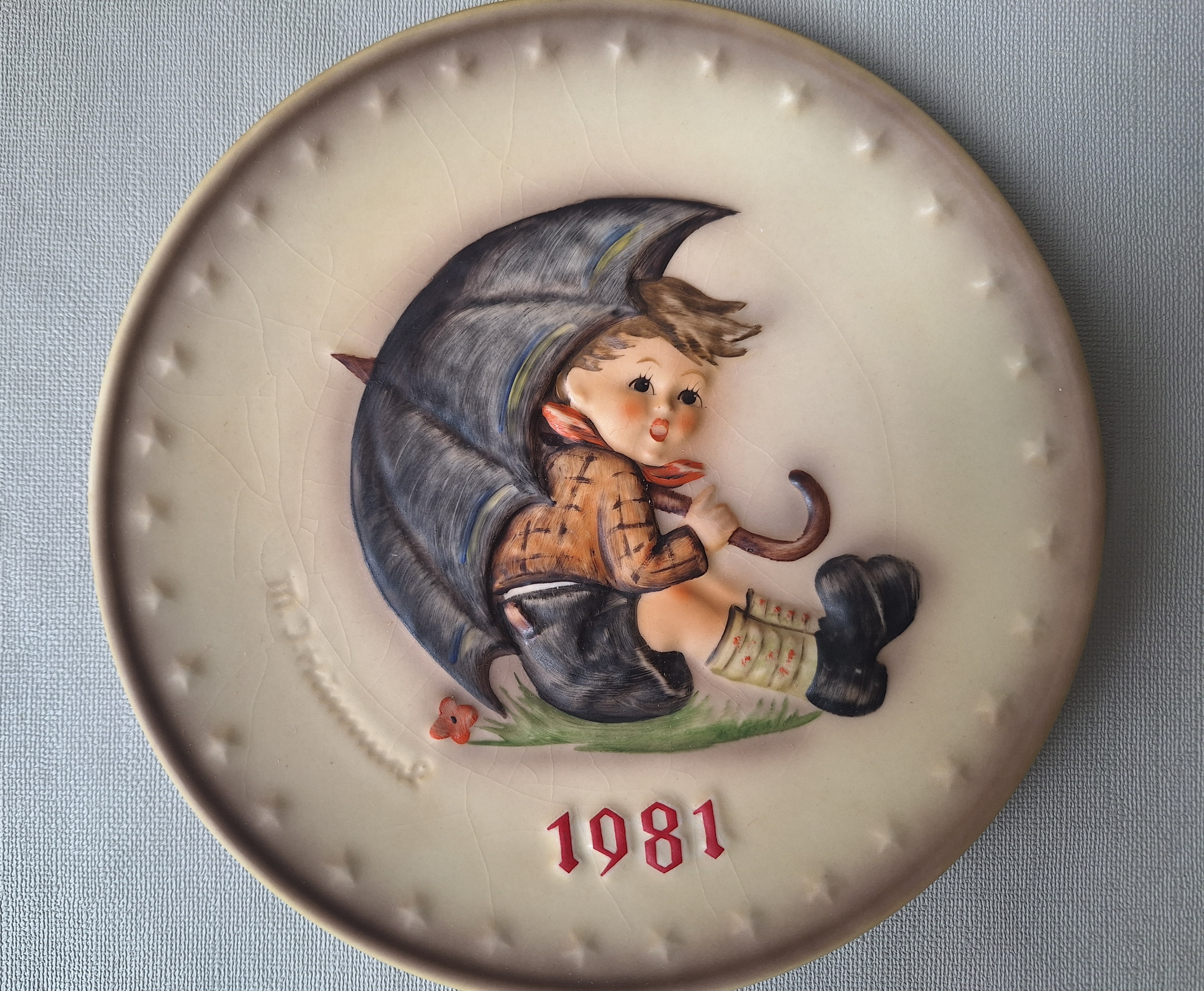 GH - Reliëfbord - Jaarbord 1981 zonder doos