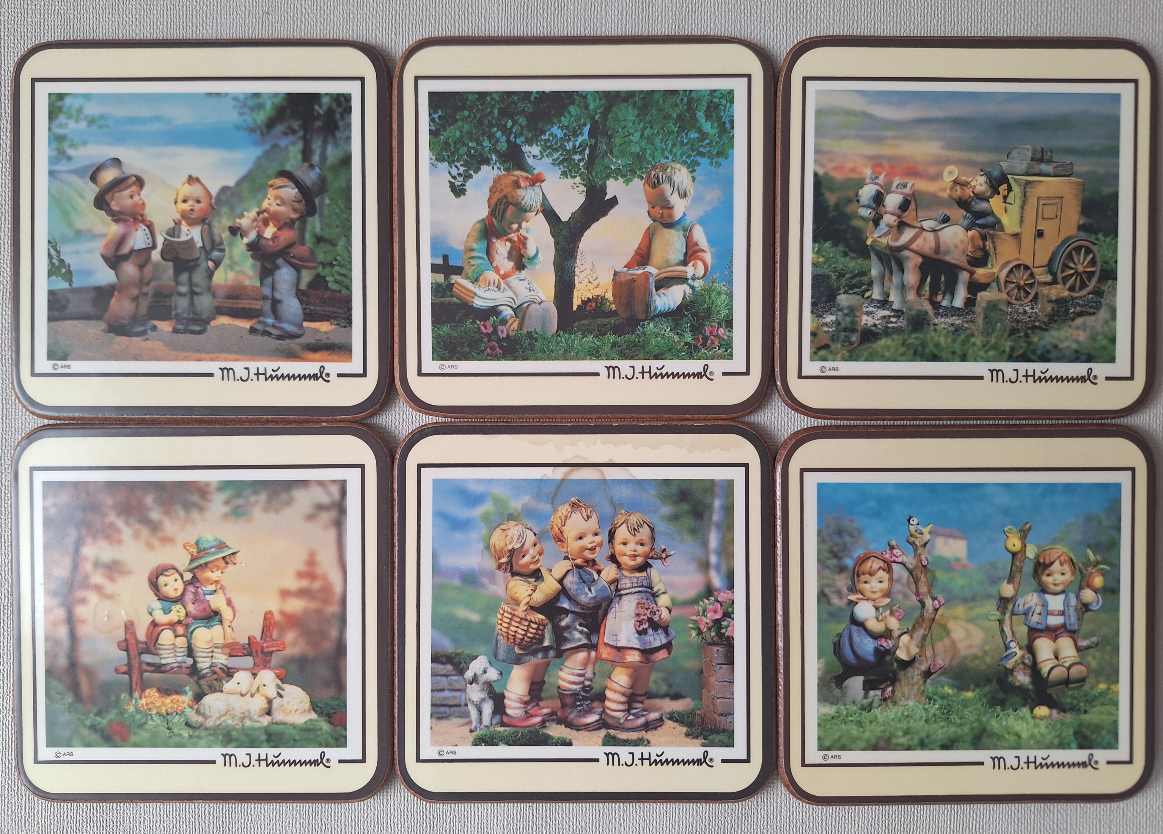 Pimpernel - 6 coasters in een doosje