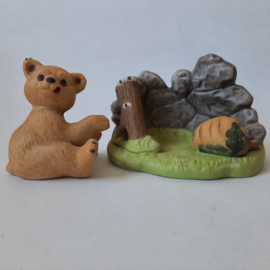 FP - Franklin Porcelain Woodland Surprise  Beer / Bear