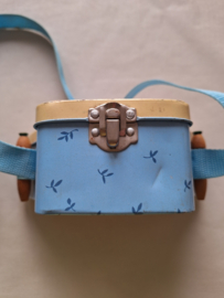 Blikken trommel met draagband