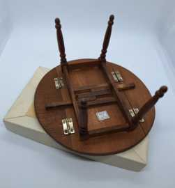 PH - 3602 - Drop Leaf Round Table (Hangoor tafel rond) 1:16