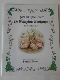 Beatrix Potter stickerboek : De wollepluis konijntjes