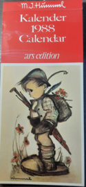 Goebel Hummel kalender 1988 Vintage
