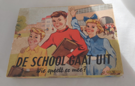 Vintage Jumbo gezelschapspel "De school gaat uit