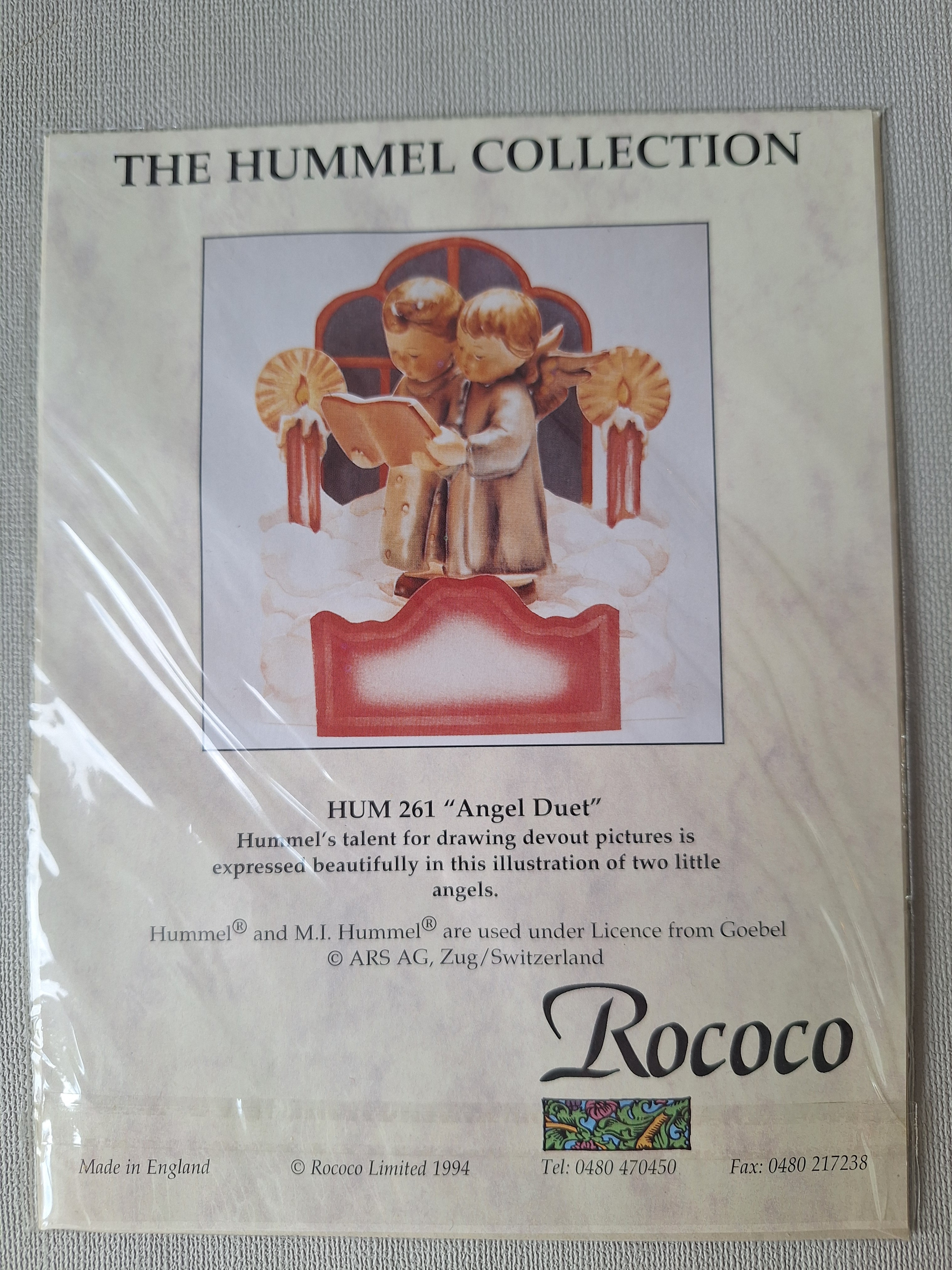GK - Pop-up kaart - HUM 261 Angel Duet