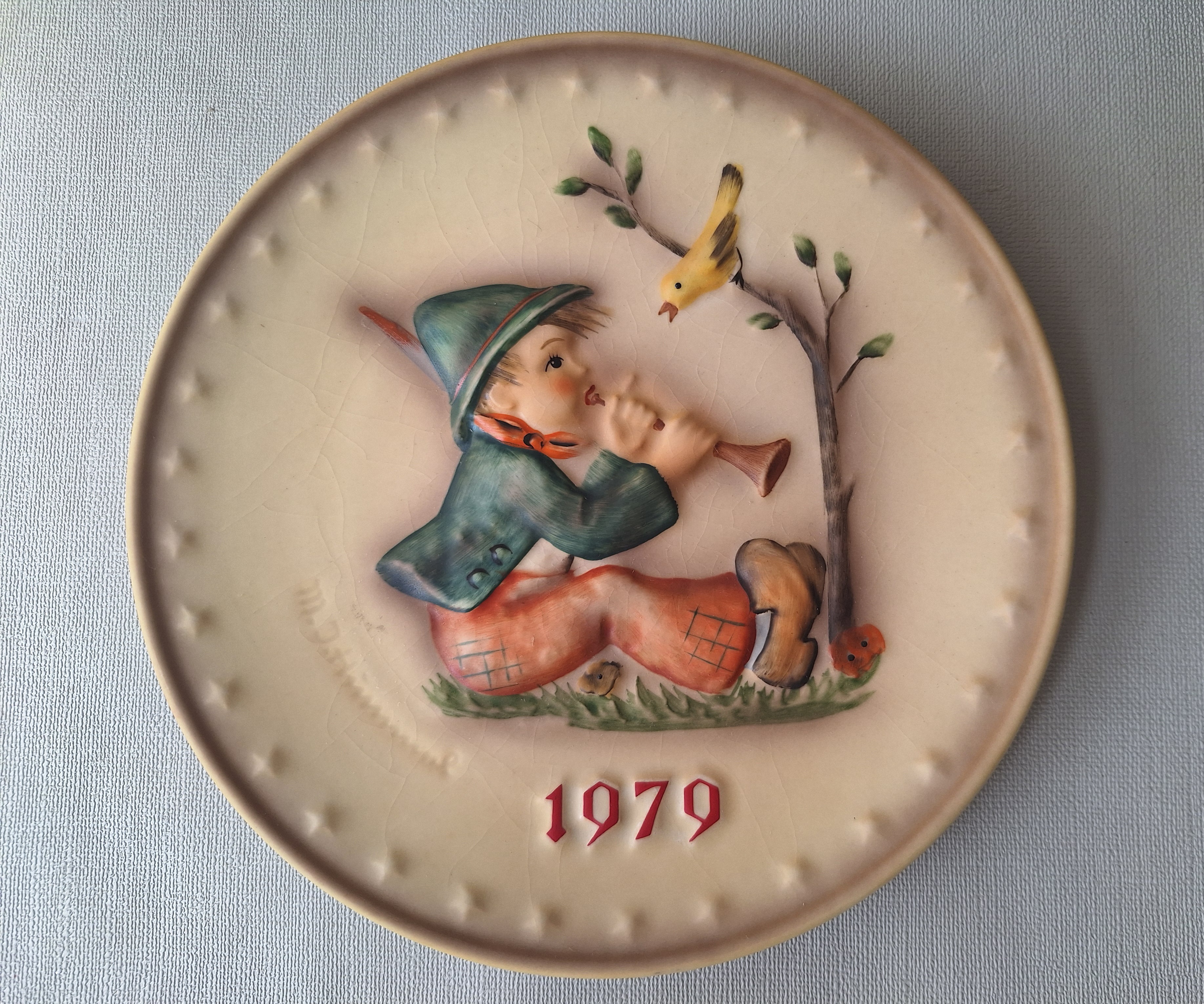 GH - Reliëfbord - Jaarbord 1979 zonder doos
