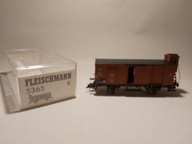 Fleischmann 5365 K Gesloten goederenwagon met remmershuisje HO