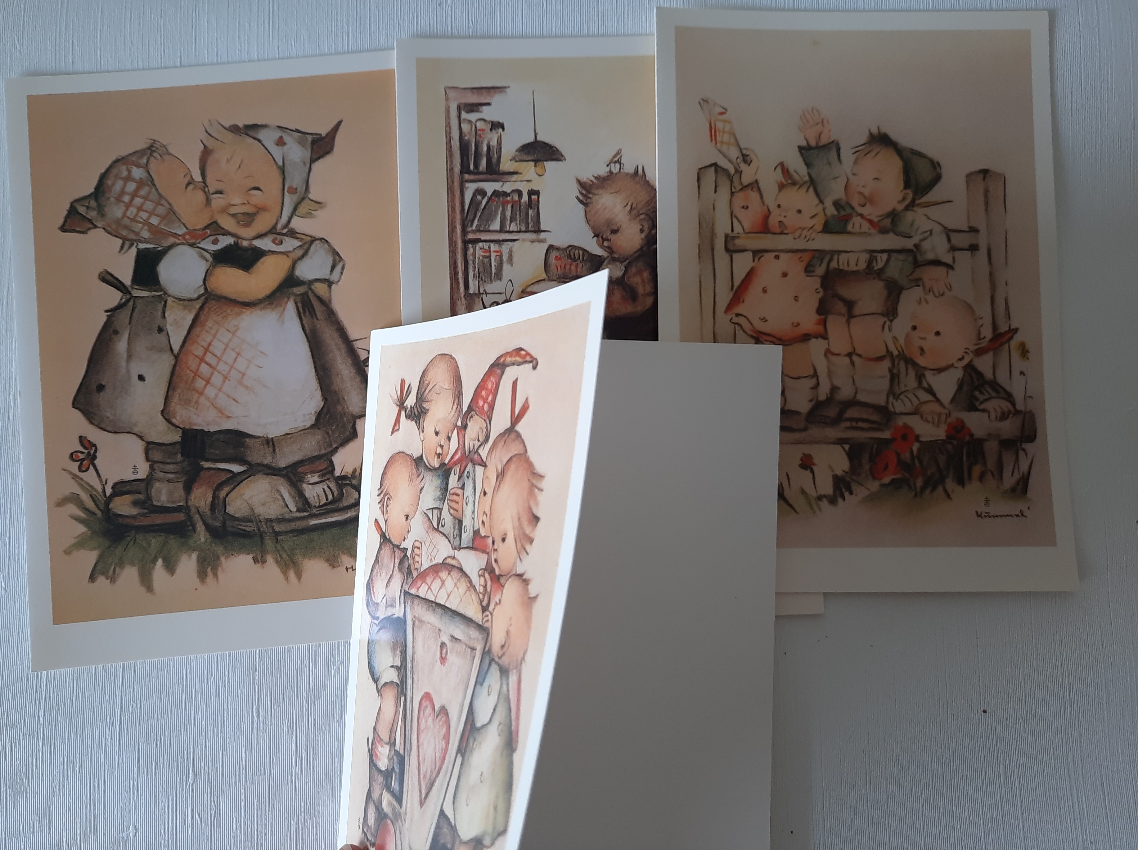 GK - Vintage set van 11 dubbele Hummel kaarten (2)