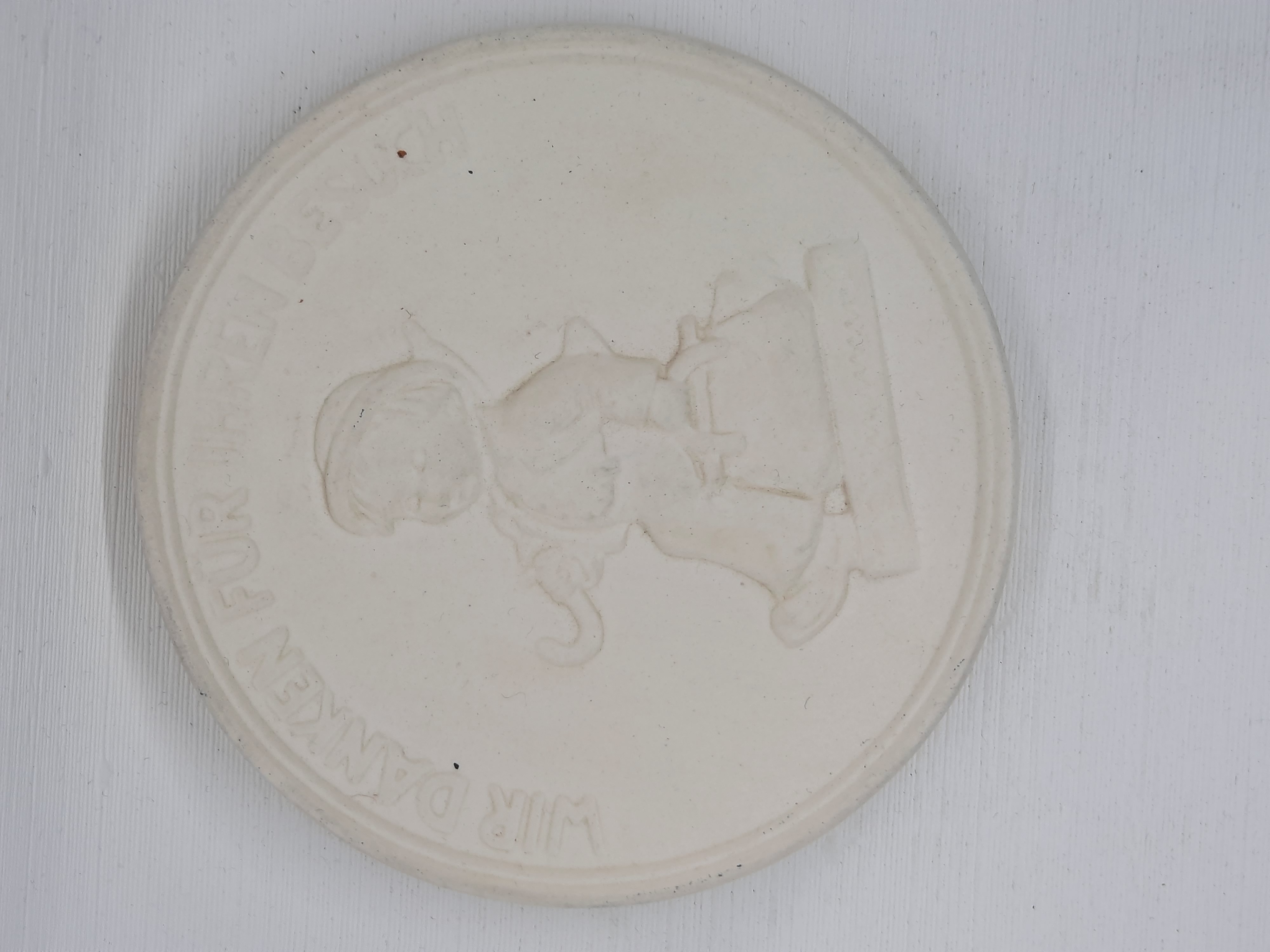 GH - Dank schildje/plaquette (1975)