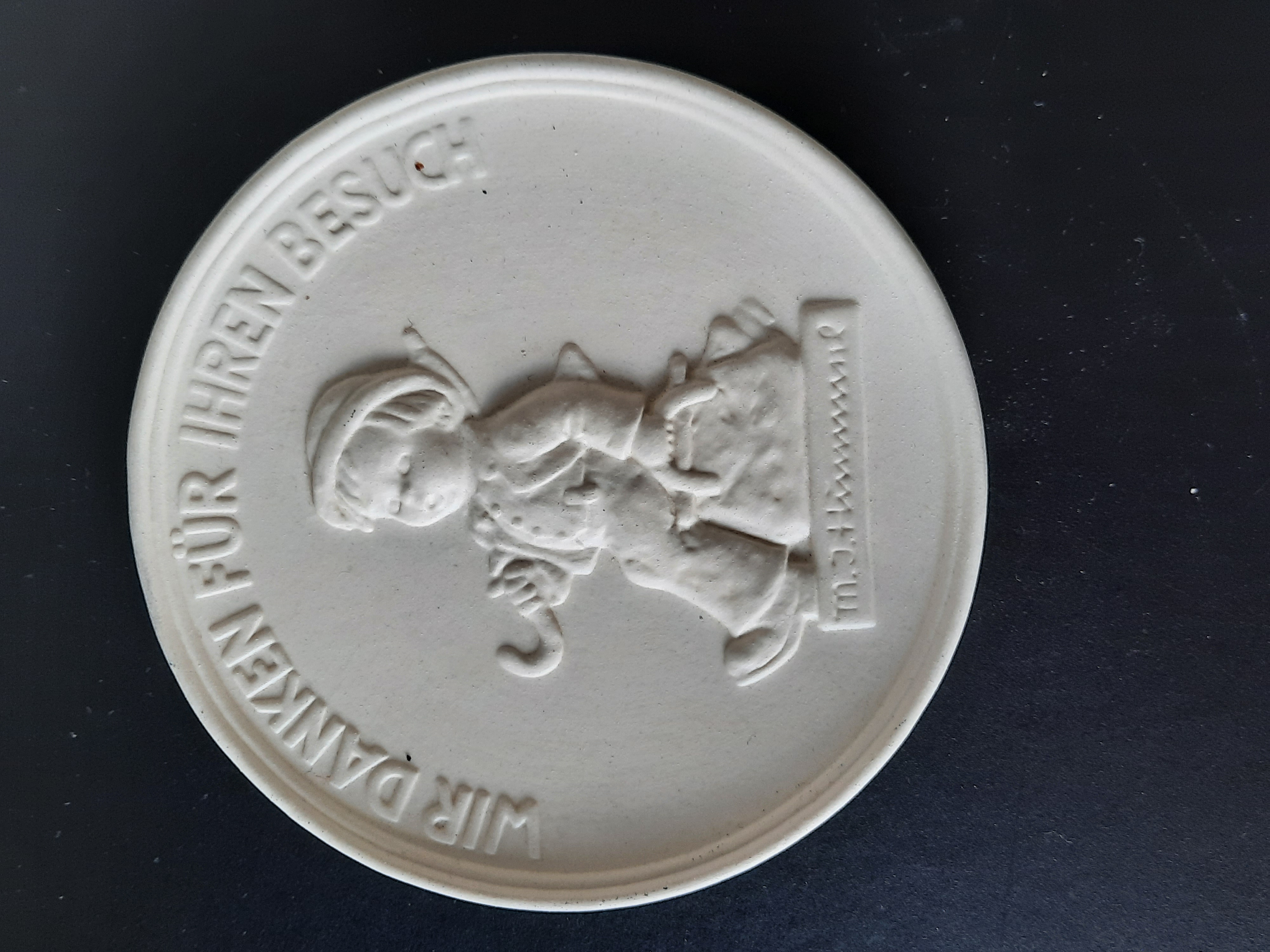 GH - Dank schildje/plaquette (1975)