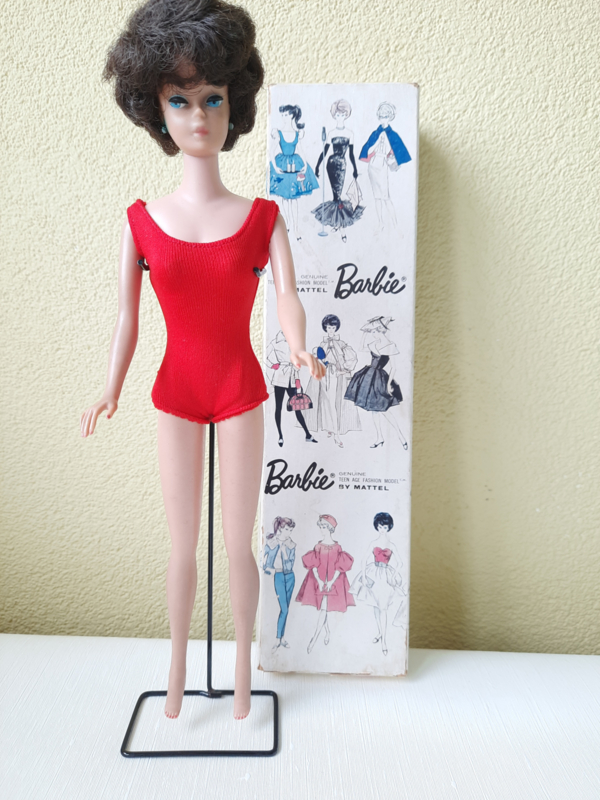 Midge 1962 Bubble Cut Brunette Barbie Mattel AC Collectibles