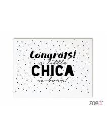 Congrats, a little chica is born