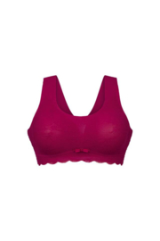 Essential Lace Bralette Cherry Red