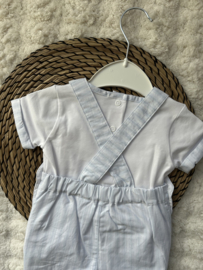 Tuinbroek set lichtblauw