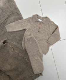 Tweedelig pakje beige