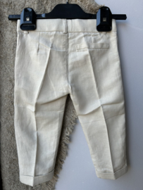 Linnen broekje beige