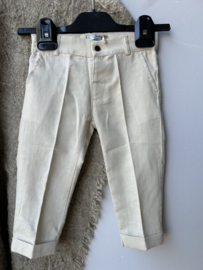 Linnen broekje beige