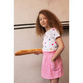 strepen rokje pink