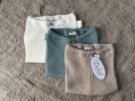 Newborn legging blauw/groen