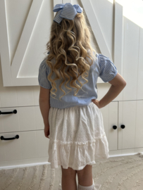 Broderie rok white