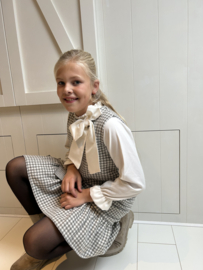 Ivoor blouse met strik