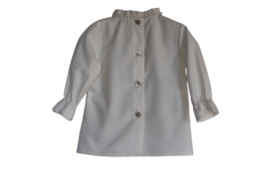 Ivoor blouse met strik