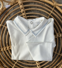 Romper blauw kraagje