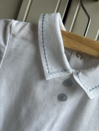 Romper puntkraagje blauw