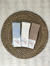 Kniekous rib babyblue