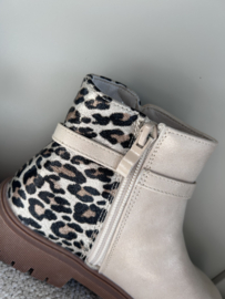 Panter boots beige