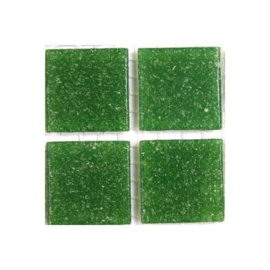 Glassteentjes 2x2 cm - 25 stuks - groen