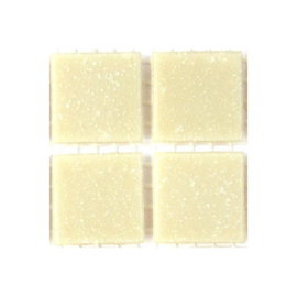 Glassteentjes 2x2 cm - 25 stuks - creme