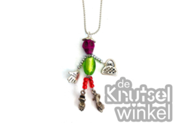 Ketting - Funny Figures - Skully on Heels