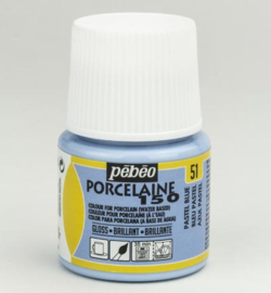 Pebeo porseleinverf - pastels - pastel blue 51